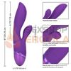 Vibrador con estimulador de clitoris Aura Dual Lover con carga USB